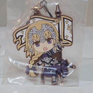 *4 for $20* Fate Apocrypha Jeanne d'Arc Rubber Strap Keychain Charm Anime Figure